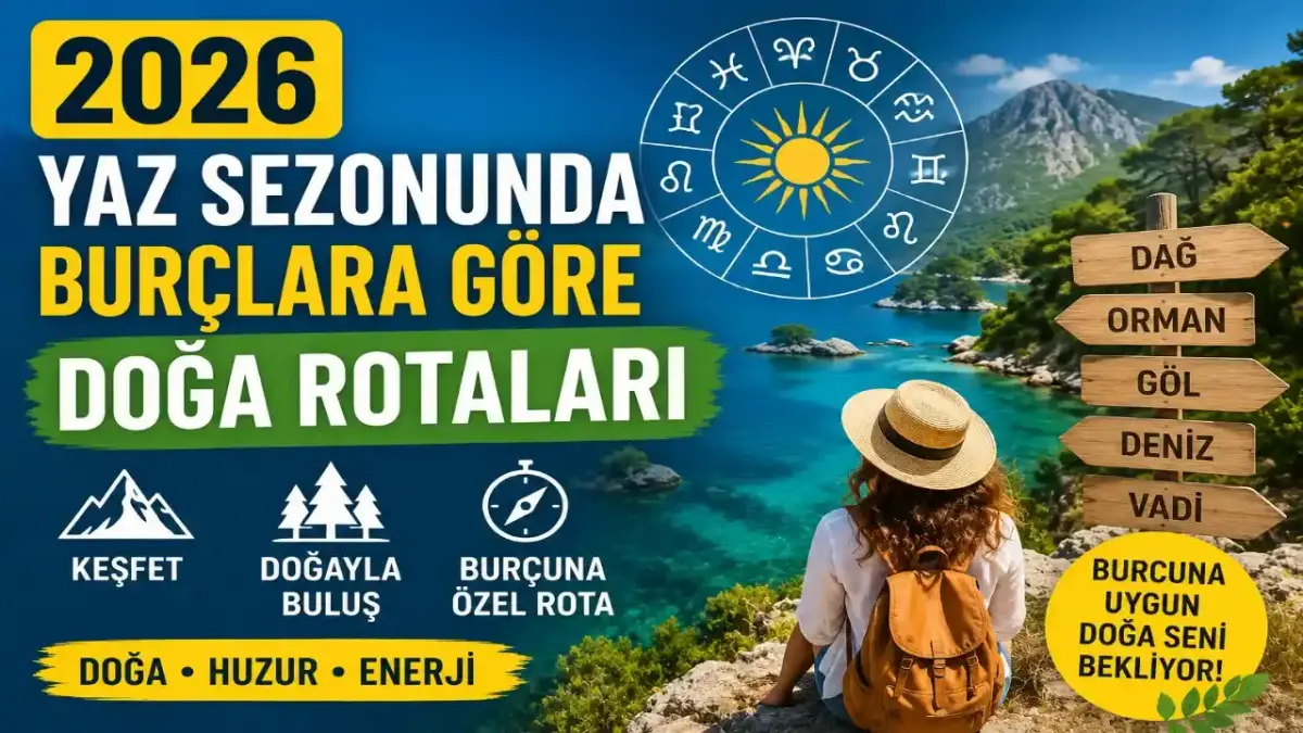 Burcuna Göre Yaz Rotanı Seç: 2026’nın En Güzel Doğa Kaçamakları
