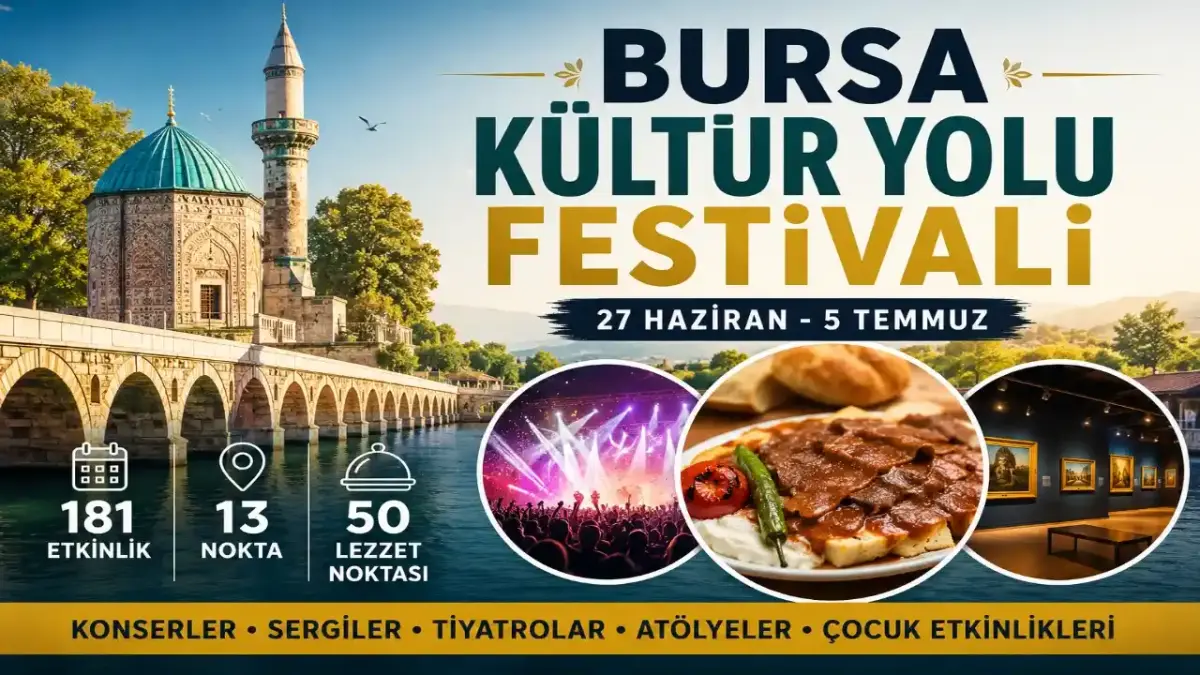 Bursa Kültür Yolu Festivali’nde Kimler Sahne Alacak? İşte Tüm Festival Programı