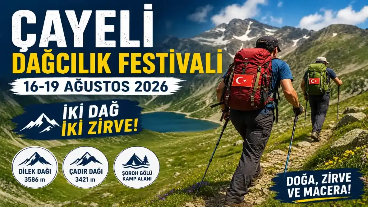 Çayeli’nde İki Zirveli Dağcılık Festivali: Dilek Ve Çadır Dağı’na Tırmanılacak