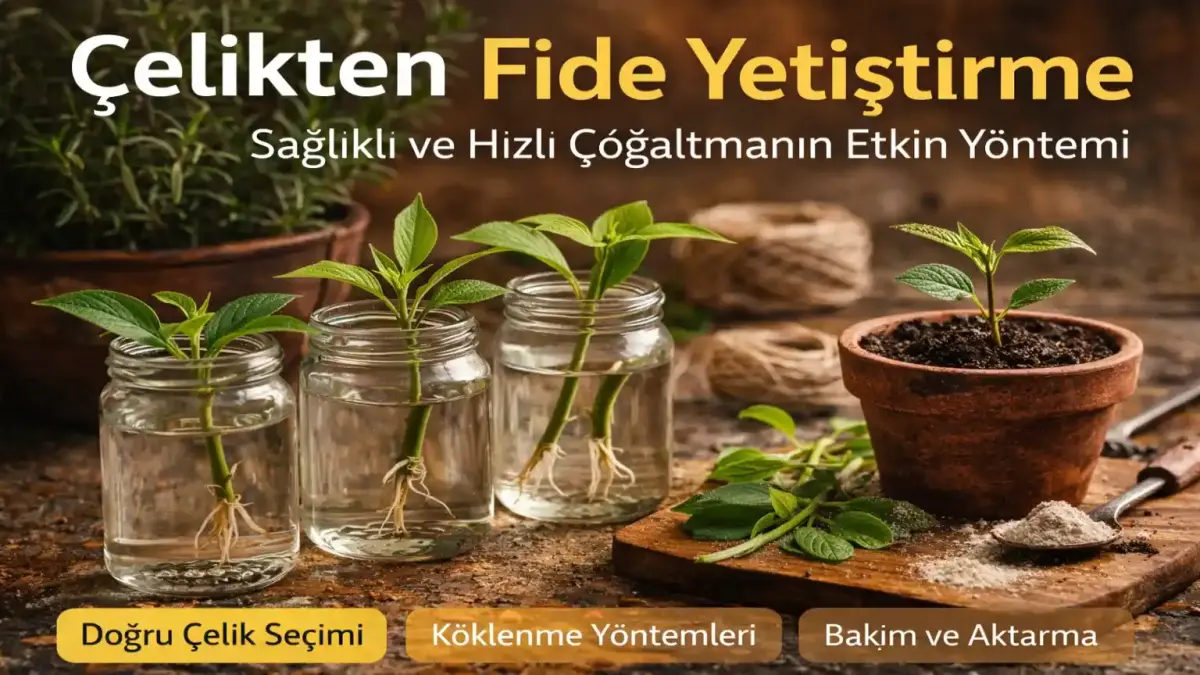 Çelikten Fide Yetiştirme Rehberi: Bitkileri Hızlı ve Sağlıklı Çoğaltmanın En Etkili Yöntemi