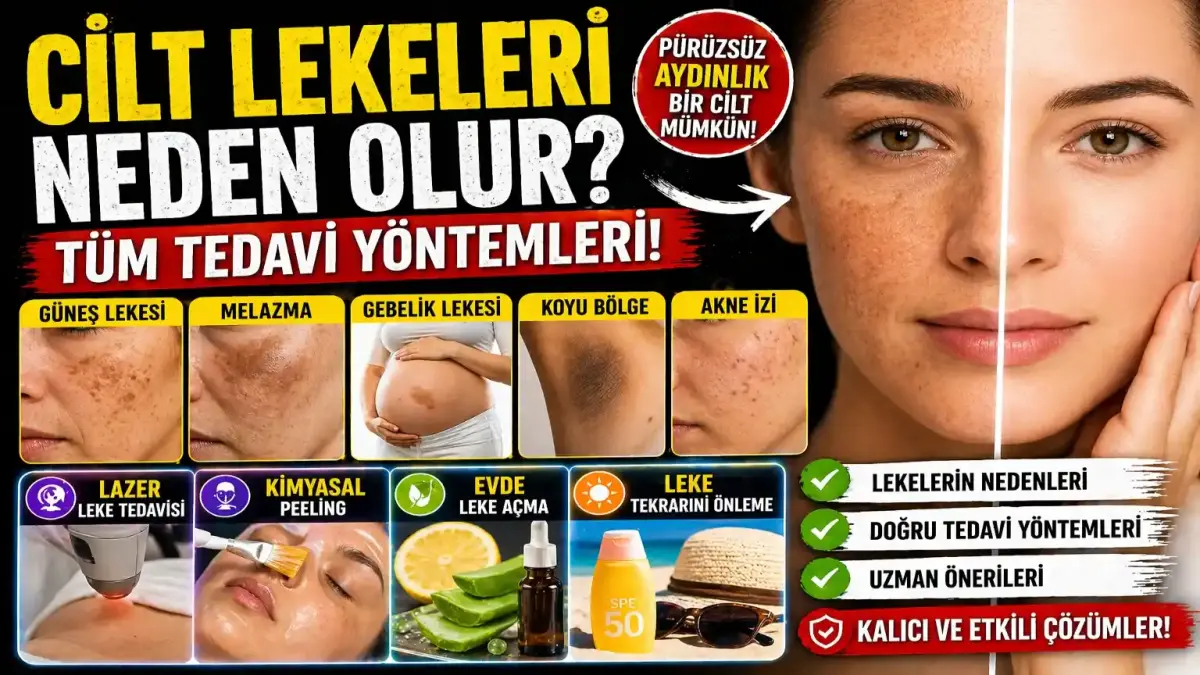 Cilt Lekeleri Neden Olur? Hiperpigmentasyon, Melazma Ve Leke Tedavisi Rehberi
