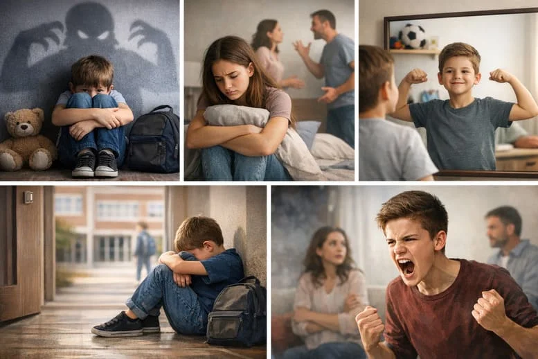 Çocuk ve Ergen Psikolojisi: Kaygı, Depresyon, Özgüven, Okul Reddi ve Öfke Patlamaları