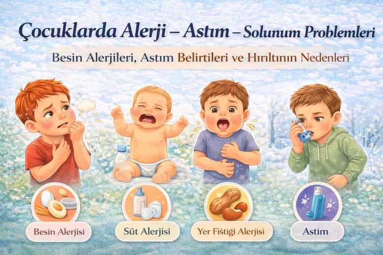Çocuklarda Alerji ve Astım Rehberi: Besin Alerjileri, Hırıltı ve Solunum Sorunları