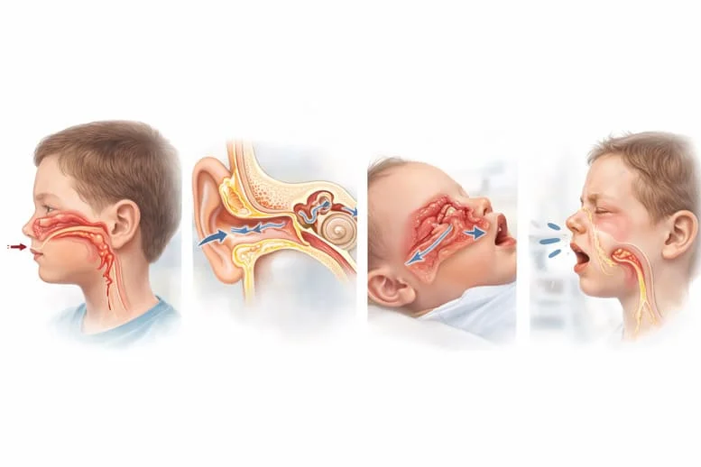 Çocuklarda KBB Sorunları: Geniz Eti, Kulak Enfeksiyonu ve Horlama Rehberi