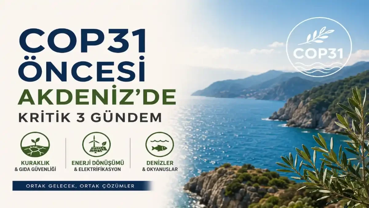 COP31 Öncesi Akdeniz Alarmı: Kuraklık, Gıda Güvenliği Ve Denizler Masada