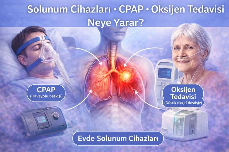 CPAP, Oksijen Tedavisi ve Evde Solunum Cihazları: Ne İşe Yarar?
