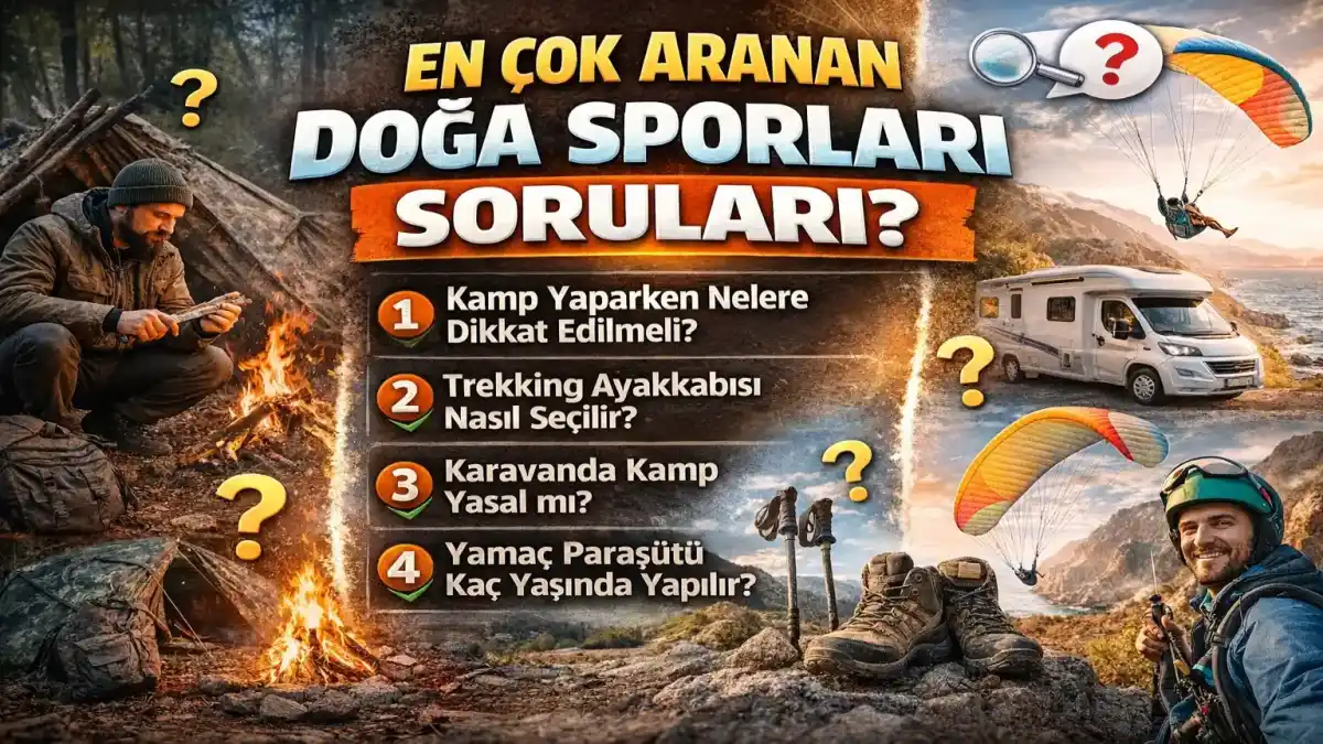 Doğada Güvenli Başlangıç: Kamp, Yürüyüş ve Paraşüt Rehberi