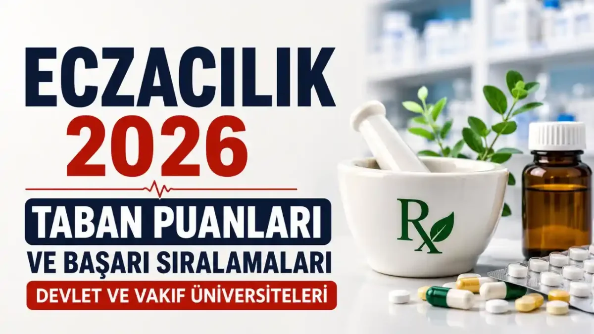 Eczacılık 2026 Taban Puanları Ve Başarı Sıralamaları: Kaç Binle Alıyor, Hangi Üniversitelerde Var?