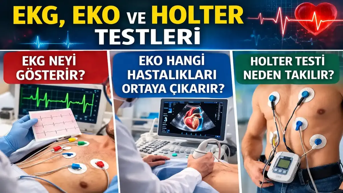 EKG, EKO ve Holter Nedir, Kalp Testleri Ne Zaman Yapılmalı?