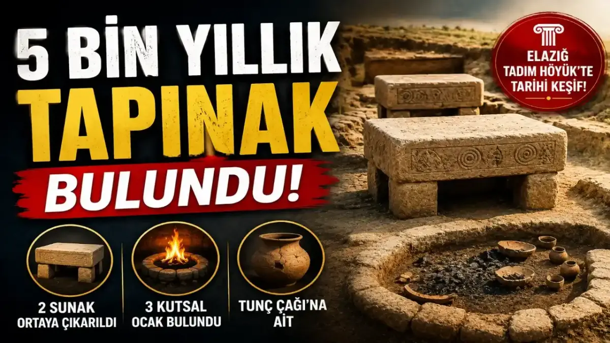 Elazığ’da 5 Bin Yıllık Tapınak Keşfi: Sunaklar Ve Kutsal Ocaklar Bulundu