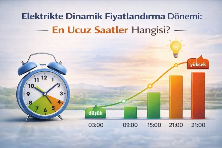 Elektrikte Dinamik Fiyatlandırma Dönemi: En Ucuz Saatler Hangisi?