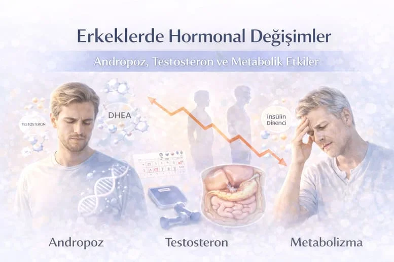 Erkeklerde Hormonal Değişimler: Andropoz, Testosteron ve Metabolik Etkiler