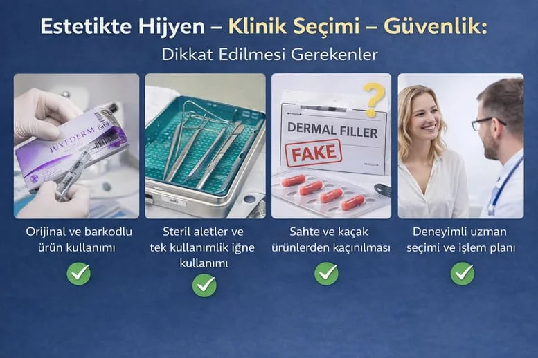 Estetikte Güvenlik Rehberi: Klinik Seçimi, Sterilizasyon ve Sahte Dolgu Uyarıları