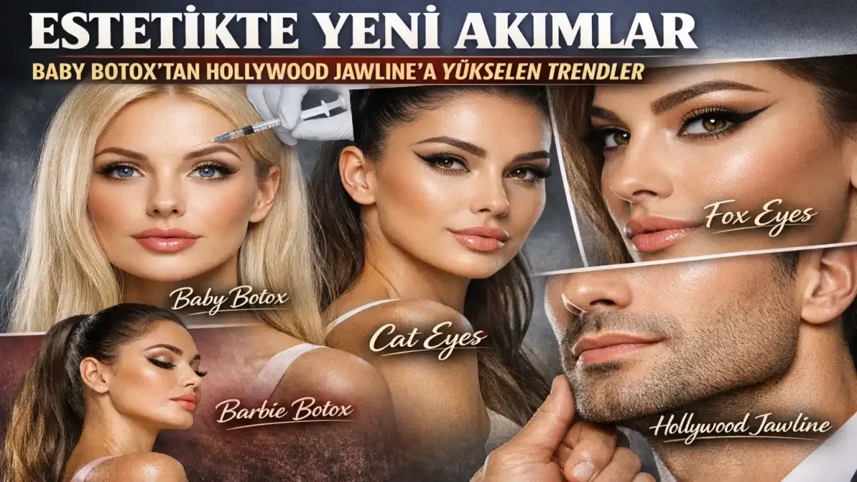 Estetikte Yeni Akımlar: Baby Botox’tan Hollywood Jawline’a Yükselen Trendler