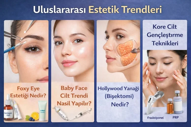 Foxy Eye, Baby Face ve Hollywood Yanağı: Dünya Estetik Trendleri