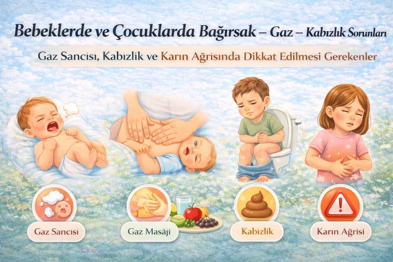 Gaz Sancısından Kabızlığa: Çocuklarda Sindirim Sorunları Ne Anlama Gelir?