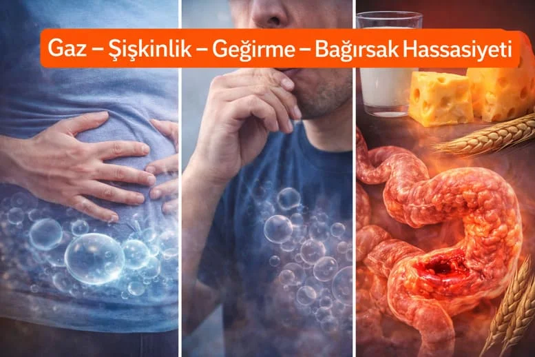 Gaz, Şişkinlik, Geğirme ve Bağırsak Hassasiyeti: Gaz ve İntolerans Rehberi