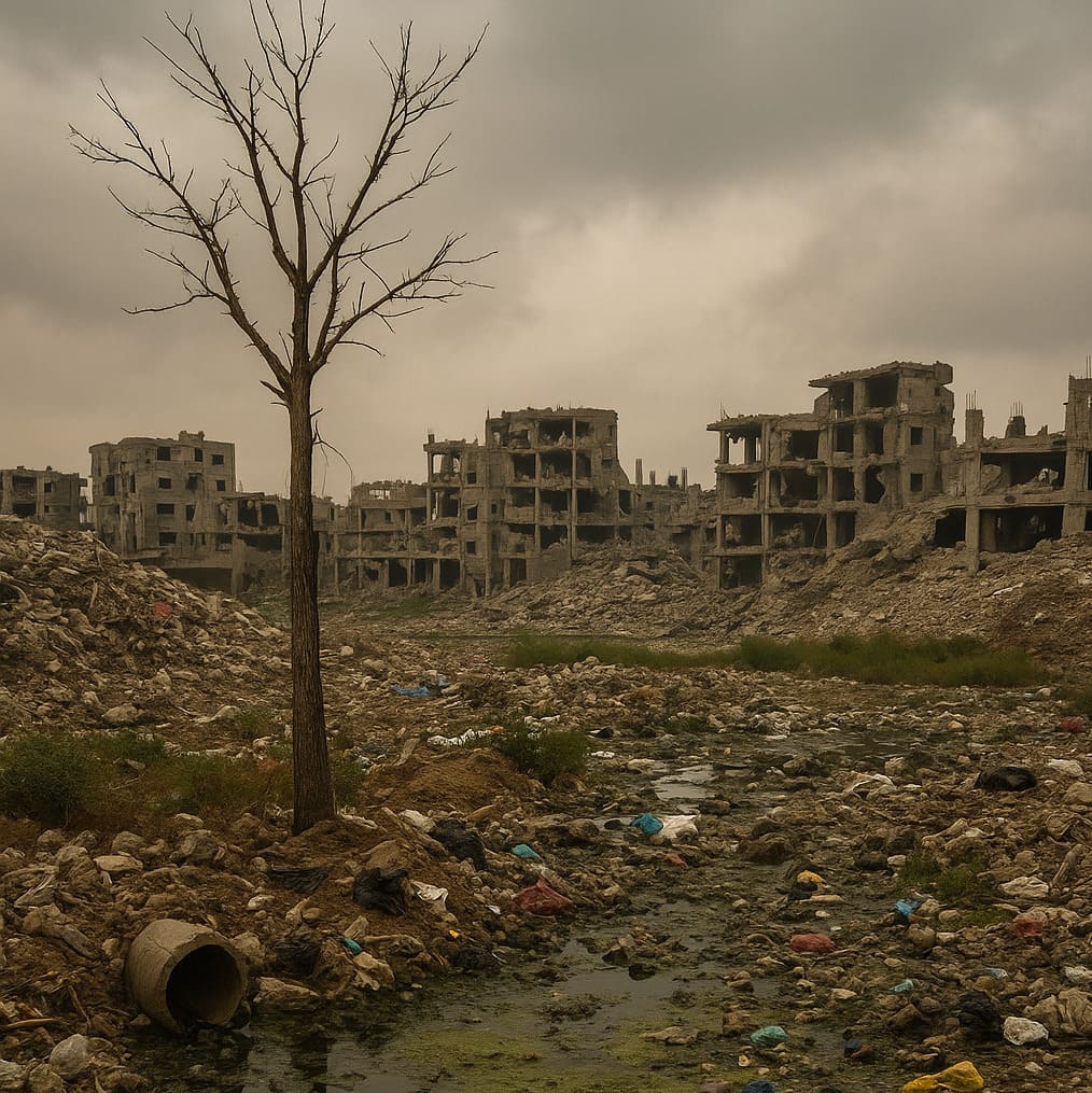 Gazze’deki Saldırılar Çevresel Felaketi Derinleştiriyor: