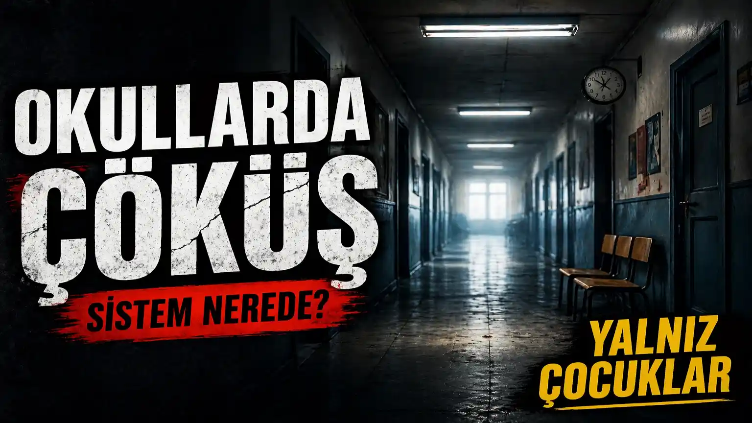 GEÇ KALAN DEVLET, YORGUN OKUL, YALNIZ ÇOCUK
