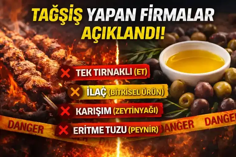 Gıdada Skandal Liste: Et, Zeytinyağı, Bal ve Peynirde Hile Yapan Firmalar Açıklandı