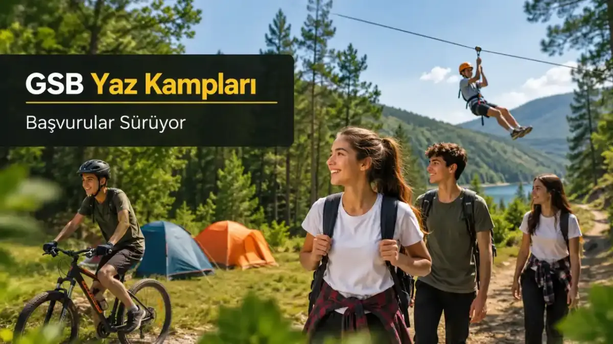 GSB Yaz Gençlik Kampları Başvuruları Devam Ediyor: Son Gün 26 Temmuz