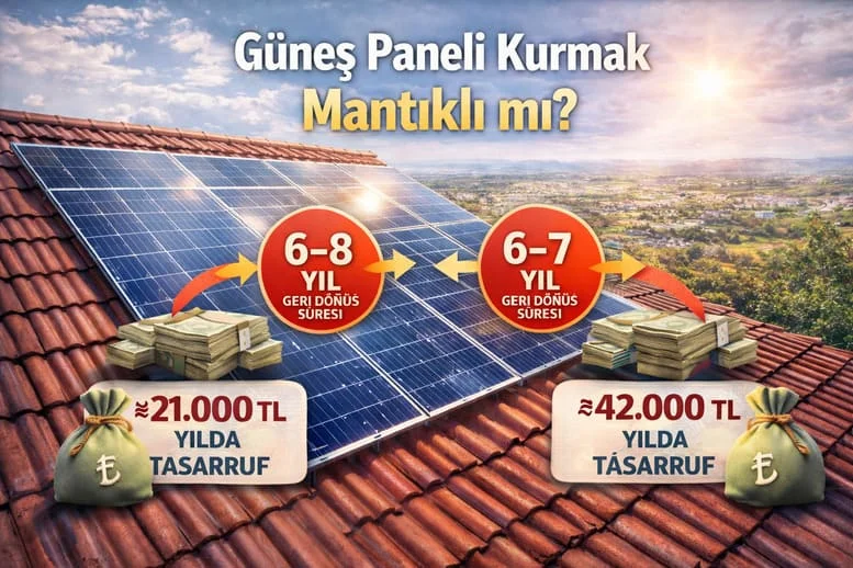Güneş Paneli Kurmak Mantıklı mı?