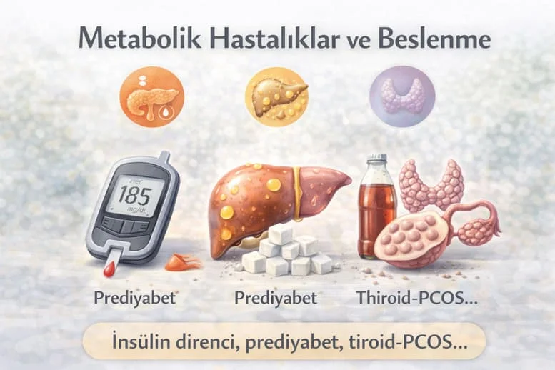 İnsülin Direnci, Prediyabet, Hipoglisemi ve Metabolik Hastalıklarda Beslenme Nasıl İşler?