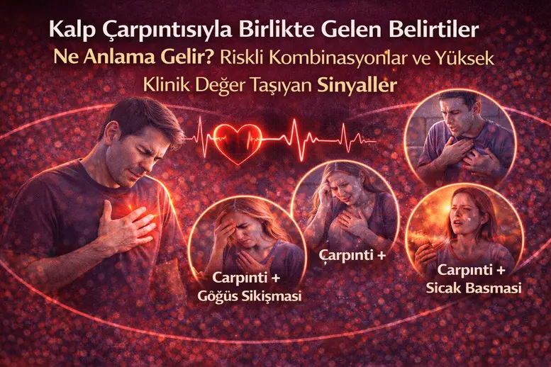 Kalp Çarpıntısıyla Birlikte Gelen Belirtiler Ne Anlama Gelir? Riskli Kombinasyonlar ve Yüksek Klinik Değer Taşıyan Sinyaller