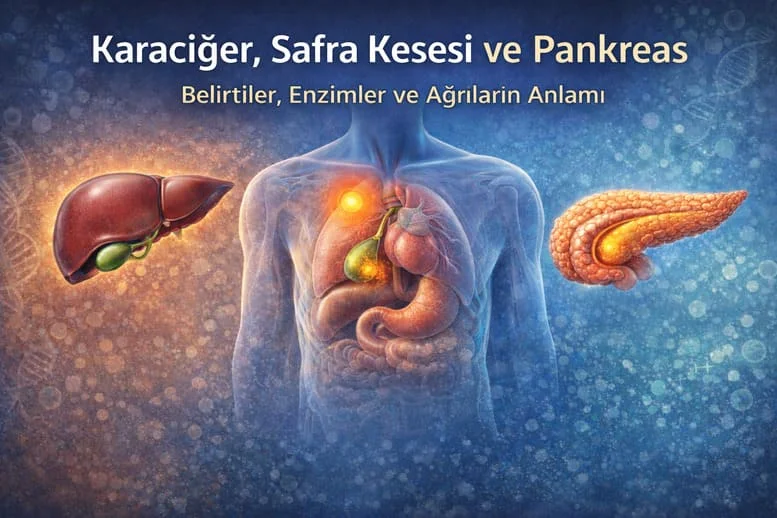 Karaciğer, Safra Kesesi ve Pankreas: Belirtiler, Enzimler ve Ağrıların Anlamı