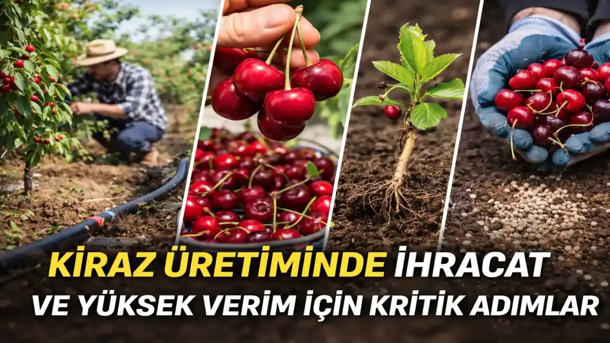 Kiraz Üretiminde Kritik Süreçler: Fidan Seçimi, Verim Artışı Ve İhracat Potansiyeli