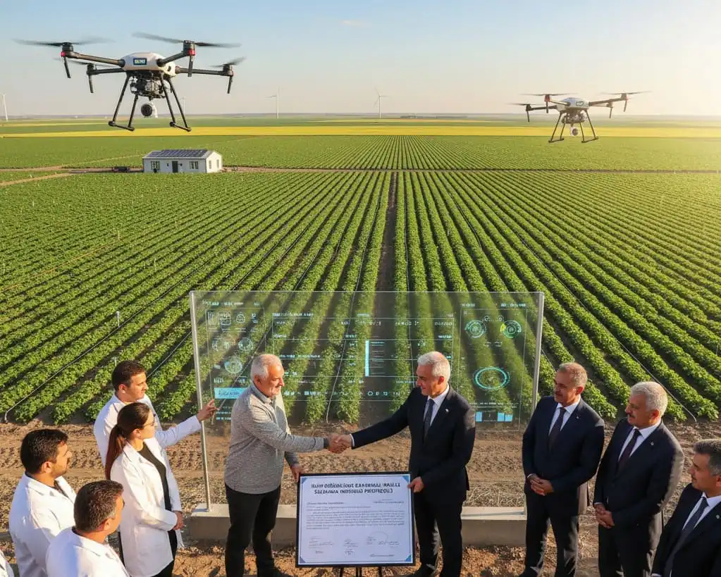 Konya’da Tarım Devrimi: 739 Bin Avroluk Akıllı Sulama Projesi Başladı
