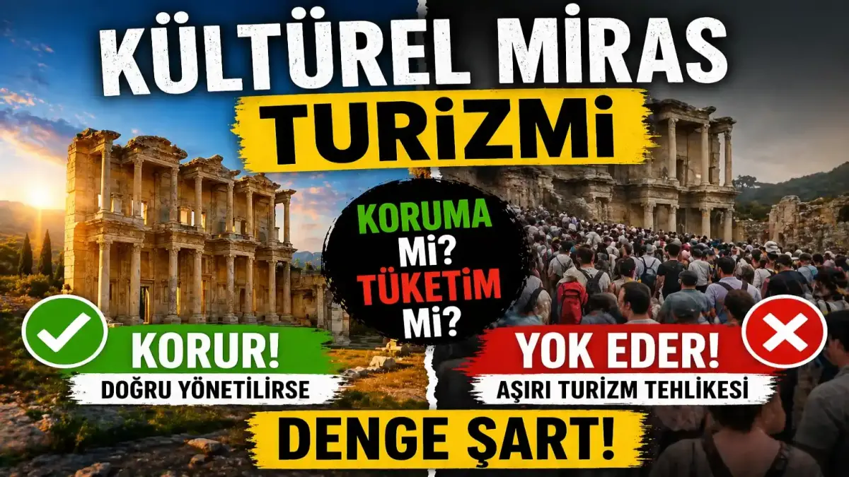 Kültürel Miras Turizmi Büyüyor: Koruma mı, Tüketim mi?