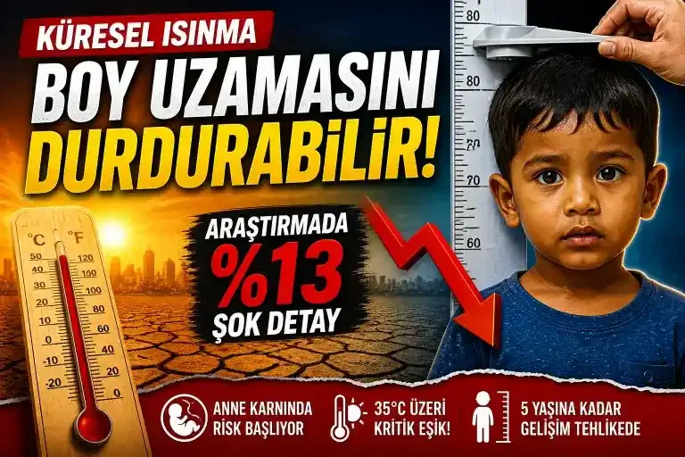 Küresel Isınma İnsan Boyunu Etkiliyor mu? Yeni Araştırma Çarpıcı Sonuçlar Ortaya Koydu