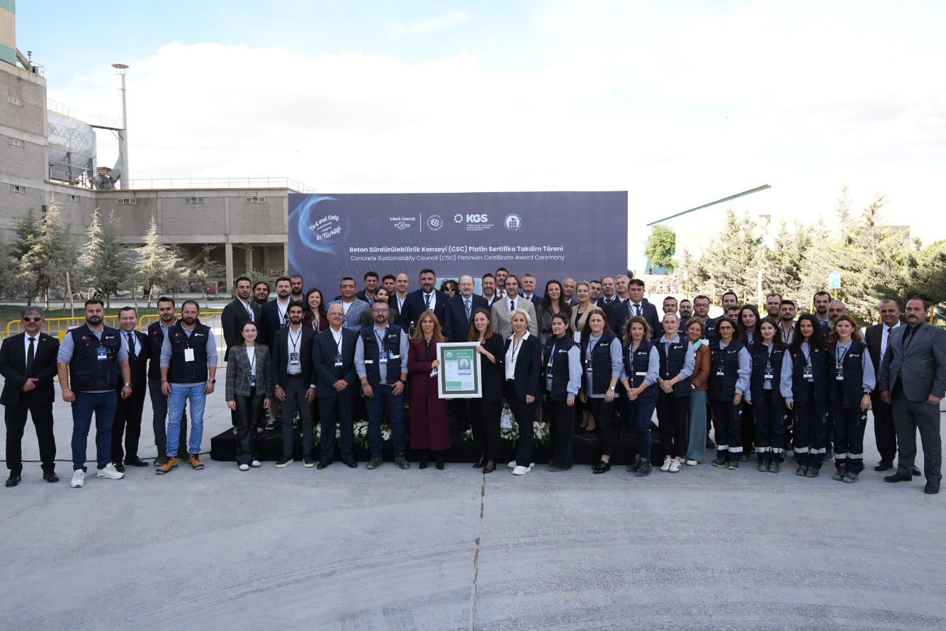 Limak Çimento, Anka Fabrikası ile Türkiye’de CSC Platinum Sertifikasına Sahip İlk ve Tek Şirket Oldu