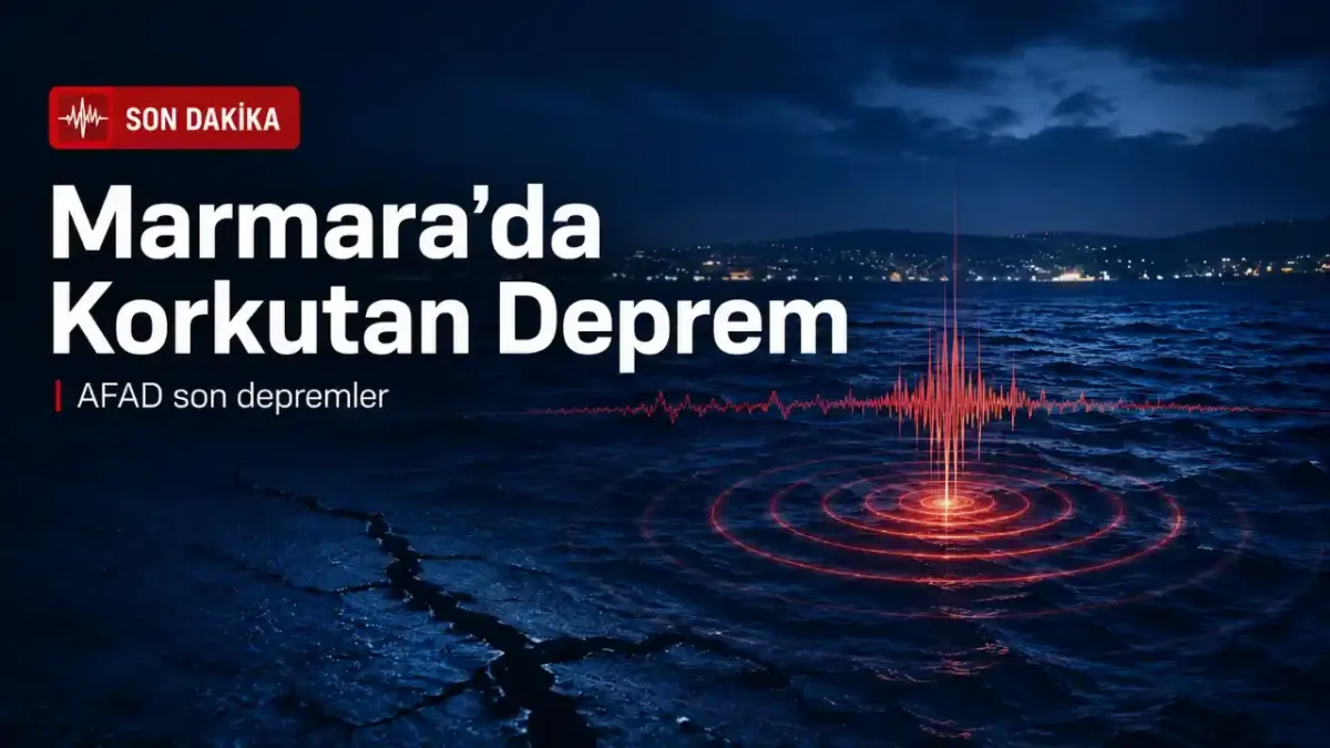 Marmara’da Korkutan Gece: Balıkesir Açıklarında Peş Peşe Depremler