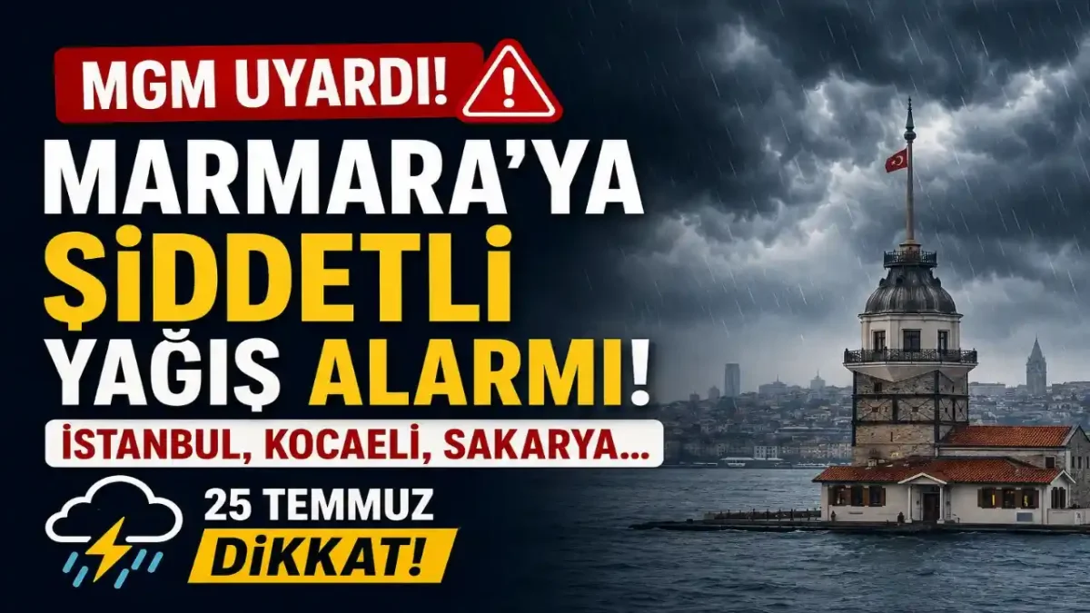 Marmara’da Sel Alarmı: İstanbul’da Yağmur Ne Zaman Başlayacak, Hangi İller Risk Altında?