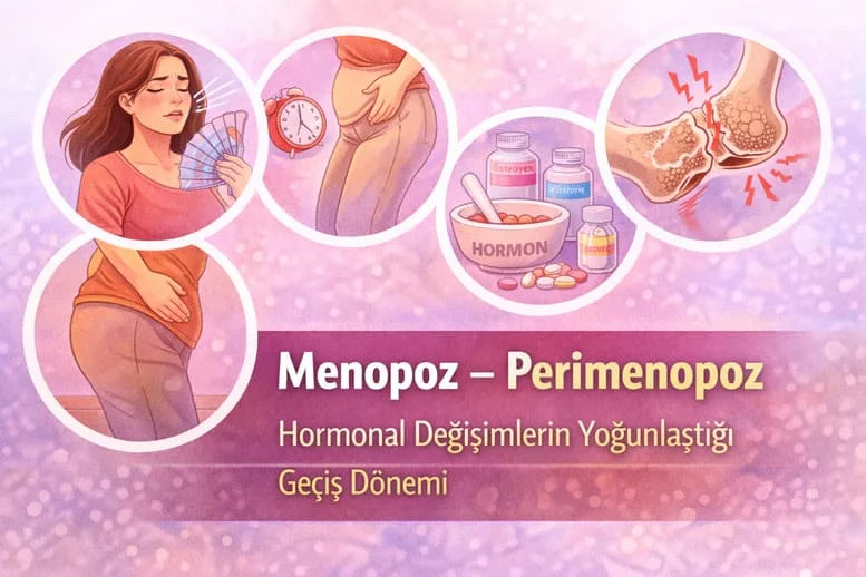 Menopoz ve Perimenopoz Dönemi: Belirtiler, Riskler ve Dikkat Edilmesi Gerekenler