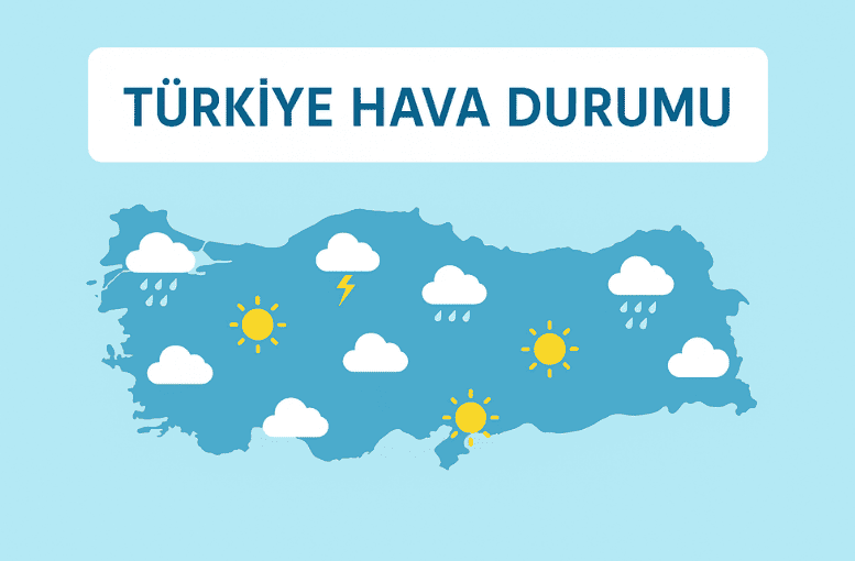 Meteoroloji Genel Müdürlüğü Günlük Hava Durumu Tahminleri: Şehir Şehir Yağış ve Sıcaklıklar