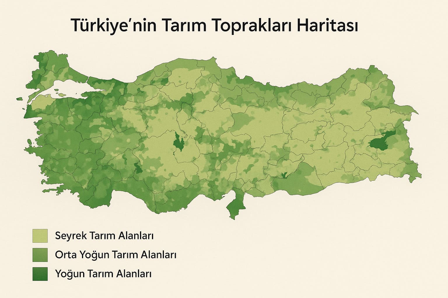 Nerede, Ne Yetişir? Türkiye’nin Tarımsal Haritası