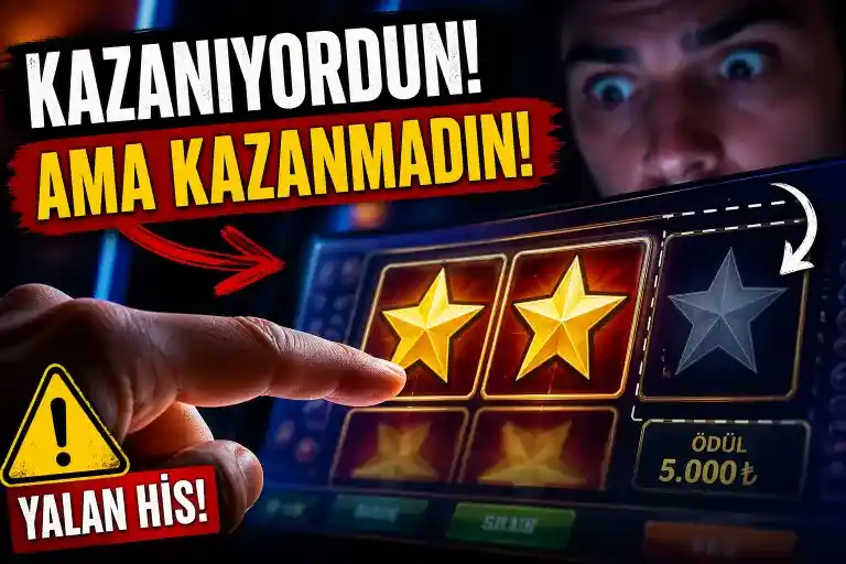 Neredeyse Kazandım Tuzağı: Şans Oyunlarında Algı Nasıl Yönetiliyor?