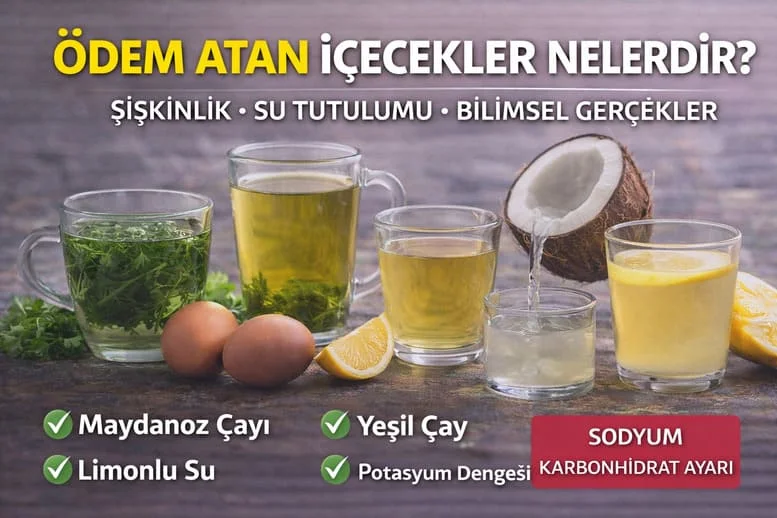 Ödem Atan İçecekler Nelerdir? Şişkinlik, Su Tutulumu ve Bilimsel Gerçekler