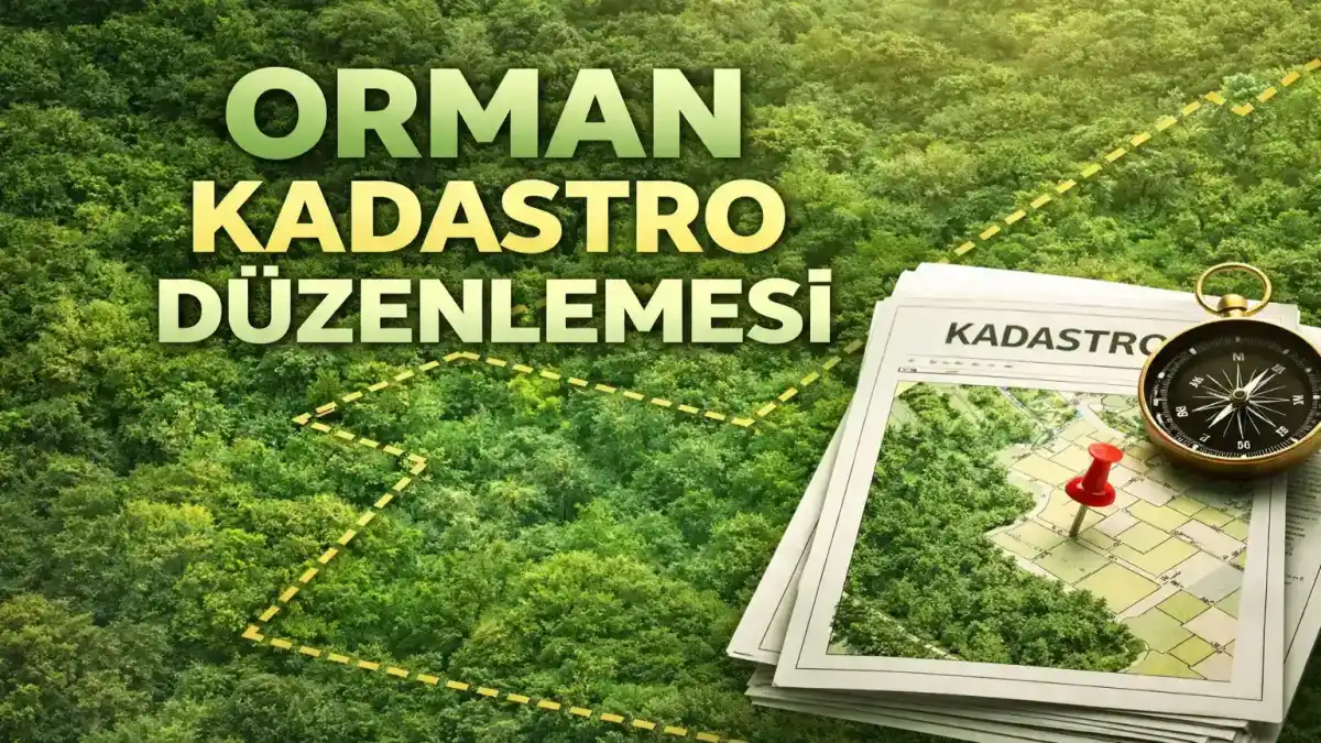 Orman Arazilerinde Yeni Dönem: 1,29 Milyon Dönüm İçin Kadastro Düzenlemesi