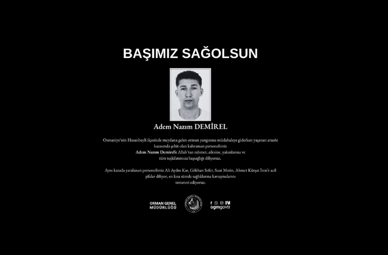 Osmaniye’de Yangına Giden Arazöz Devrildi: 1 Şehit, 4 Yaralı