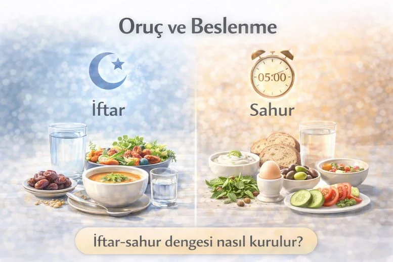 Ramazan’da Beslenme, Oruç ve Metabolizma: İftar–Sahur Dengesi Nasıl Kurulur?