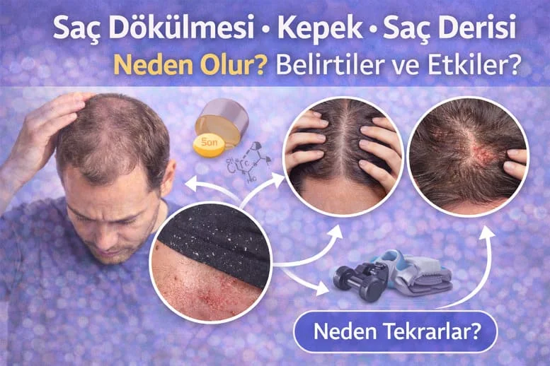 Saç Dökülmesi Neden Olur? Erkek Tipi, Kadın Tipi ve Mevsimsel Dökülme