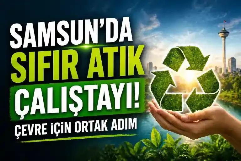 Samsun’da Sıfır Atık Çalıştayı: Çevre ve İklim İçin Ortak Yol Haritası Belirlendi