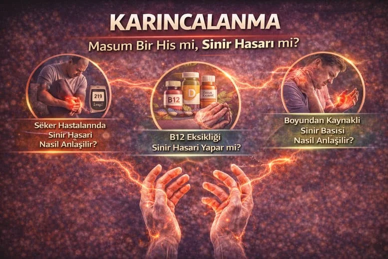 Şeker, B12 ve Boyun Kaynaklı Sinir Hasarı Nasıl Anlaşılır?