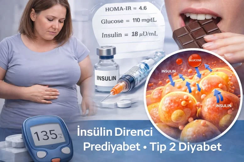 Sessiz Tehlike: İnsülin Direnci, Prediyabet ve Tip 2 Diyabete Giden Yol