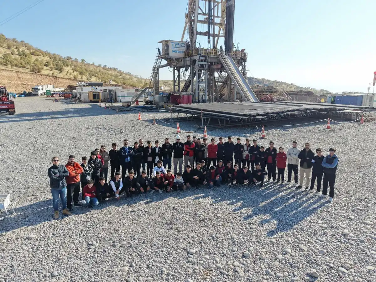 Şırnak’ta Öğrencilere Enerji Dersi: Dader-1 Sondaj Sahası Ziyareti