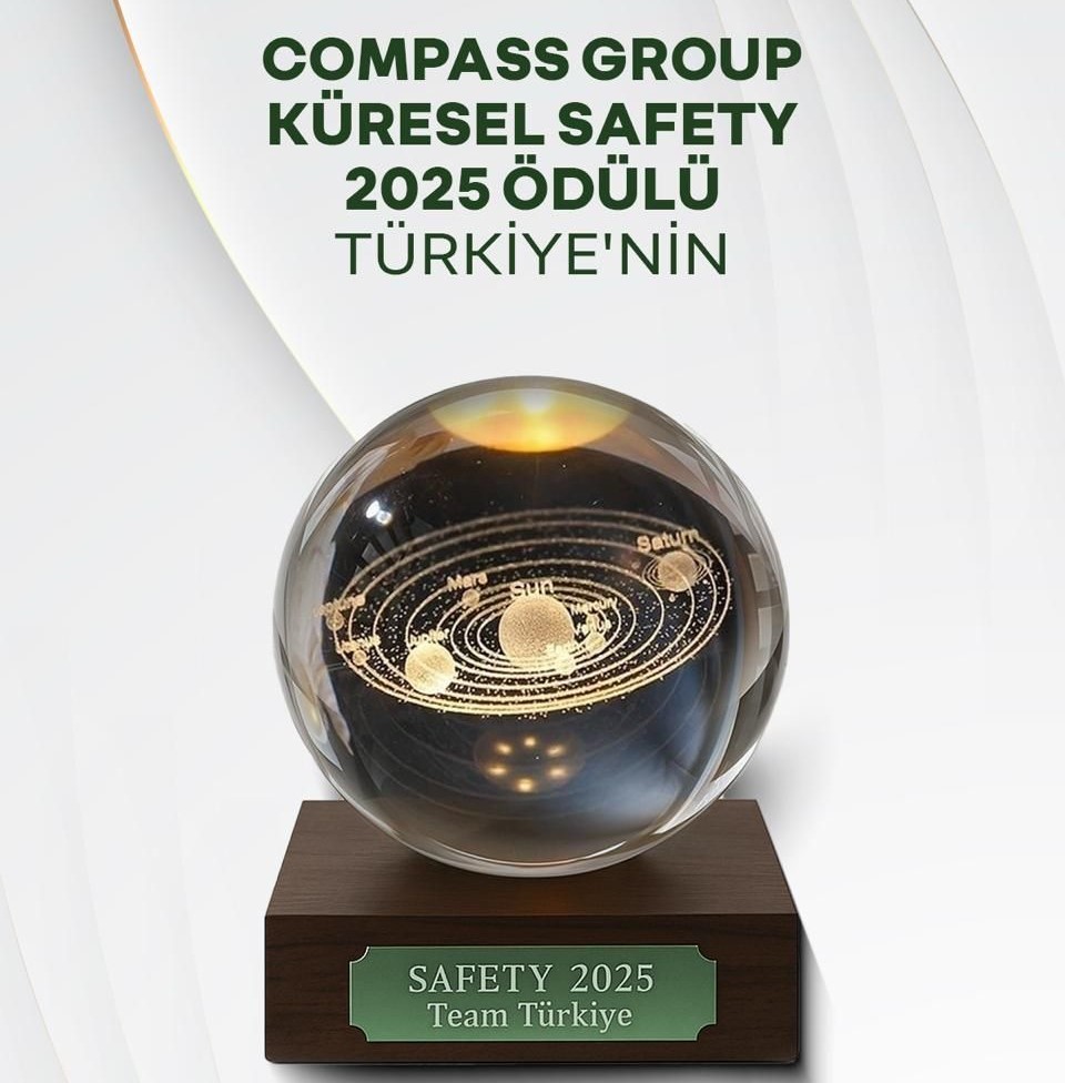 Sofra/Compass Group Türkiye’ye Küresel Güvenlik Ödülü: Safety 2025 Award